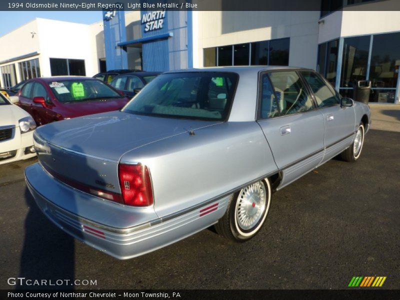 Light Blue Metallic / Blue 1994 Oldsmobile Ninety-Eight Regency