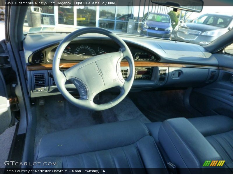 Light Blue Metallic / Blue 1994 Oldsmobile Ninety-Eight Regency