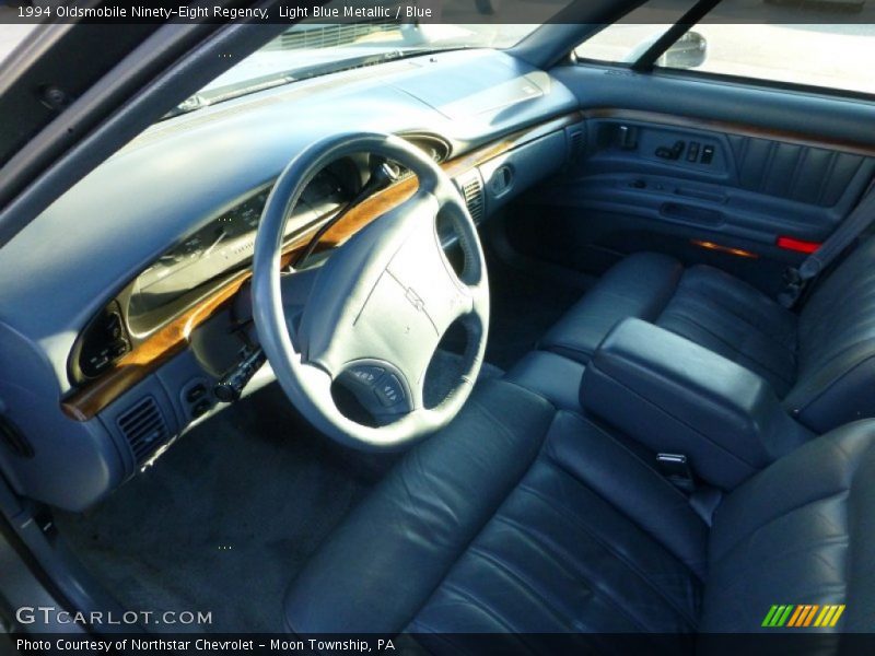 Light Blue Metallic / Blue 1994 Oldsmobile Ninety-Eight Regency