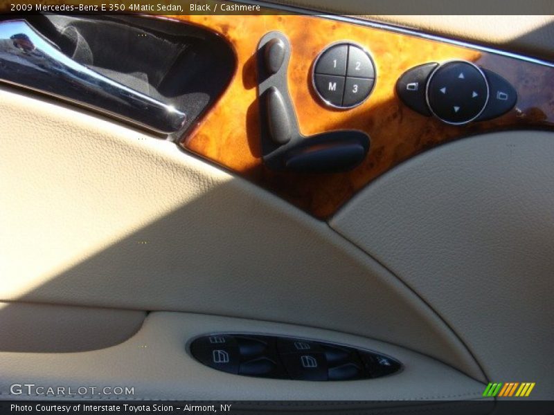 Black / Cashmere 2009 Mercedes-Benz E 350 4Matic Sedan