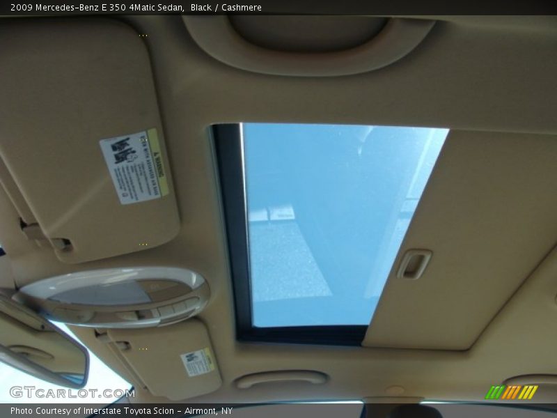 Black / Cashmere 2009 Mercedes-Benz E 350 4Matic Sedan