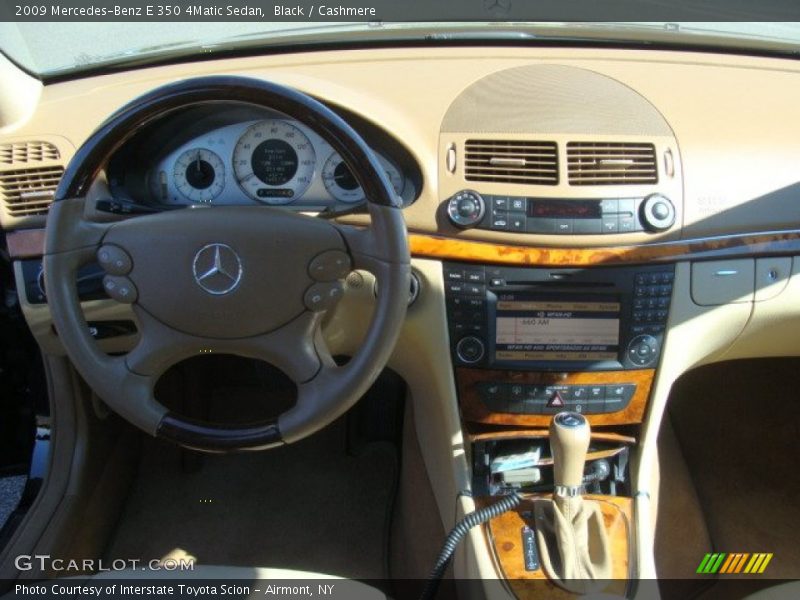 Black / Cashmere 2009 Mercedes-Benz E 350 4Matic Sedan