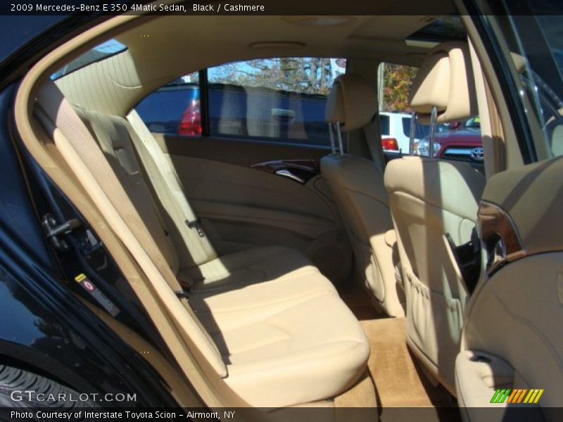 Black / Cashmere 2009 Mercedes-Benz E 350 4Matic Sedan
