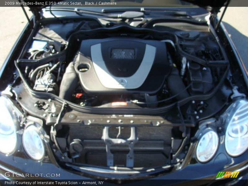 Black / Cashmere 2009 Mercedes-Benz E 350 4Matic Sedan