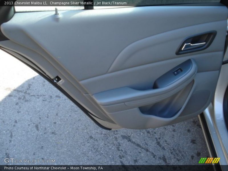 Champagne Silver Metallic / Jet Black/Titanium 2013 Chevrolet Malibu LS