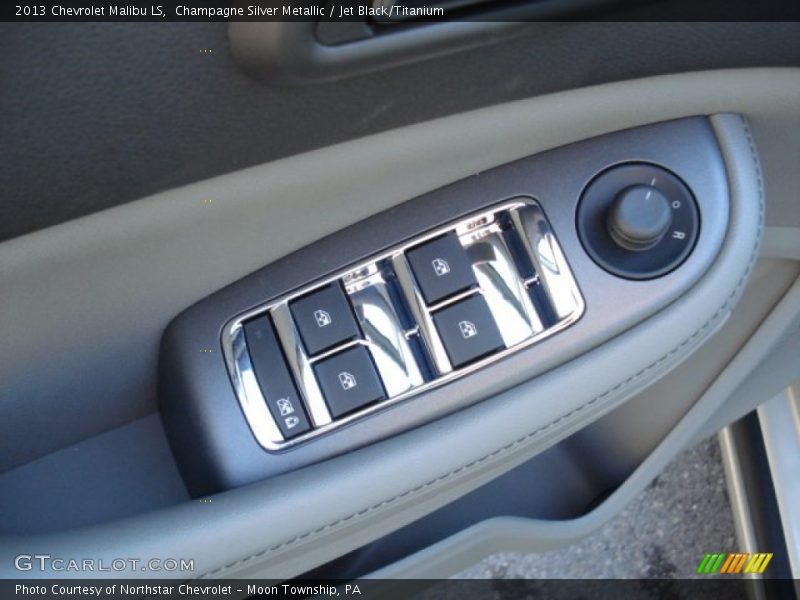 Champagne Silver Metallic / Jet Black/Titanium 2013 Chevrolet Malibu LS