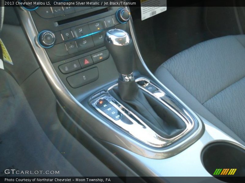 Champagne Silver Metallic / Jet Black/Titanium 2013 Chevrolet Malibu LS