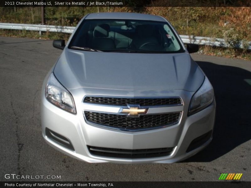 Silver Ice Metallic / Jet Black/Titanium 2013 Chevrolet Malibu LS