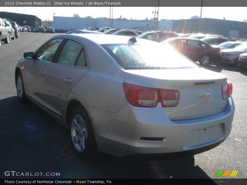 Silver Ice Metallic / Jet Black/Titanium 2013 Chevrolet Malibu LS
