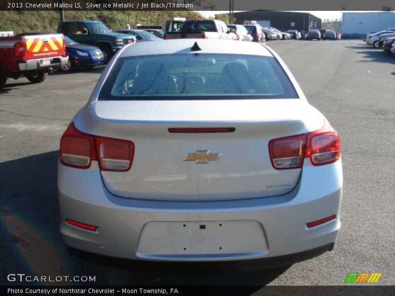 Silver Ice Metallic / Jet Black/Titanium 2013 Chevrolet Malibu LS