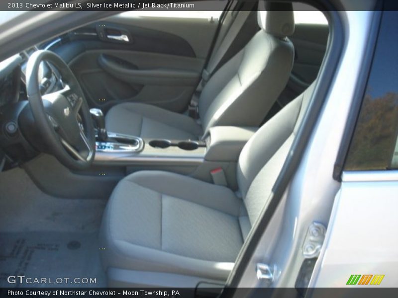 Silver Ice Metallic / Jet Black/Titanium 2013 Chevrolet Malibu LS