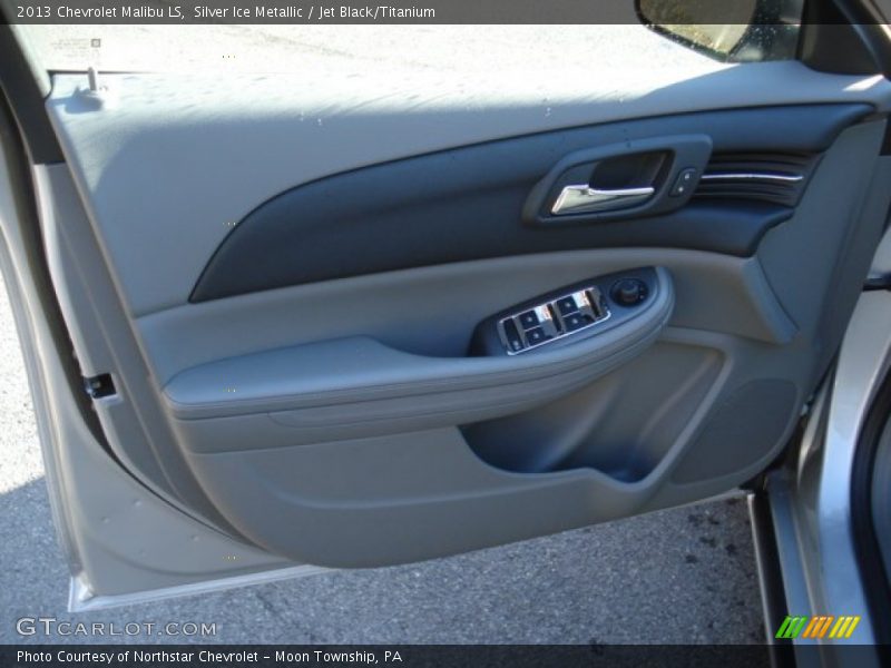 Silver Ice Metallic / Jet Black/Titanium 2013 Chevrolet Malibu LS