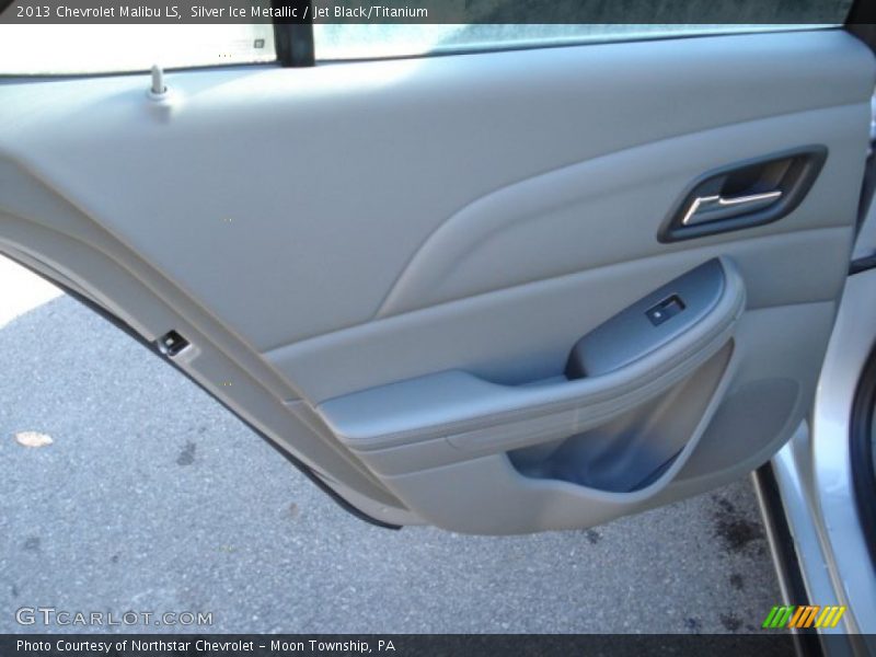Silver Ice Metallic / Jet Black/Titanium 2013 Chevrolet Malibu LS