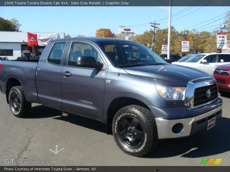 Slate Gray Metallic / Graphite Gray 2008 Toyota Tundra Double Cab 4x4