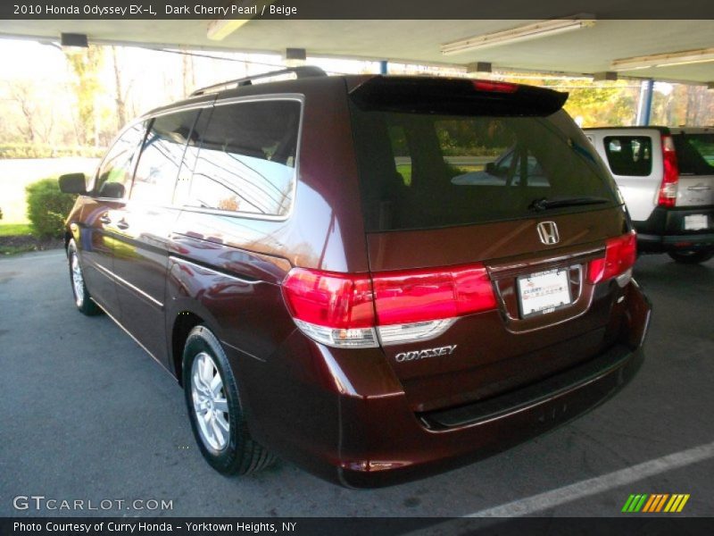 Dark Cherry Pearl / Beige 2010 Honda Odyssey EX-L