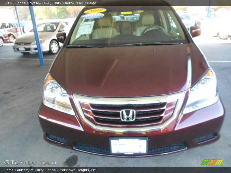 Dark Cherry Pearl / Beige 2010 Honda Odyssey EX-L