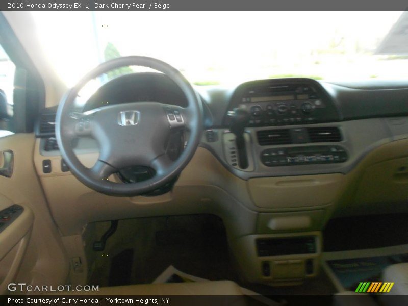 Dark Cherry Pearl / Beige 2010 Honda Odyssey EX-L