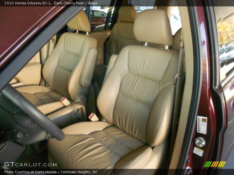 Dark Cherry Pearl / Beige 2010 Honda Odyssey EX-L