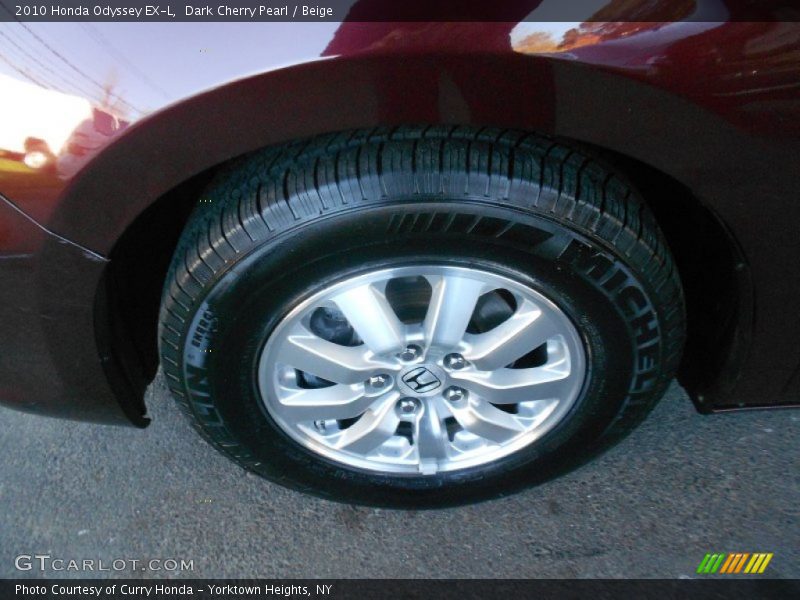 Dark Cherry Pearl / Beige 2010 Honda Odyssey EX-L