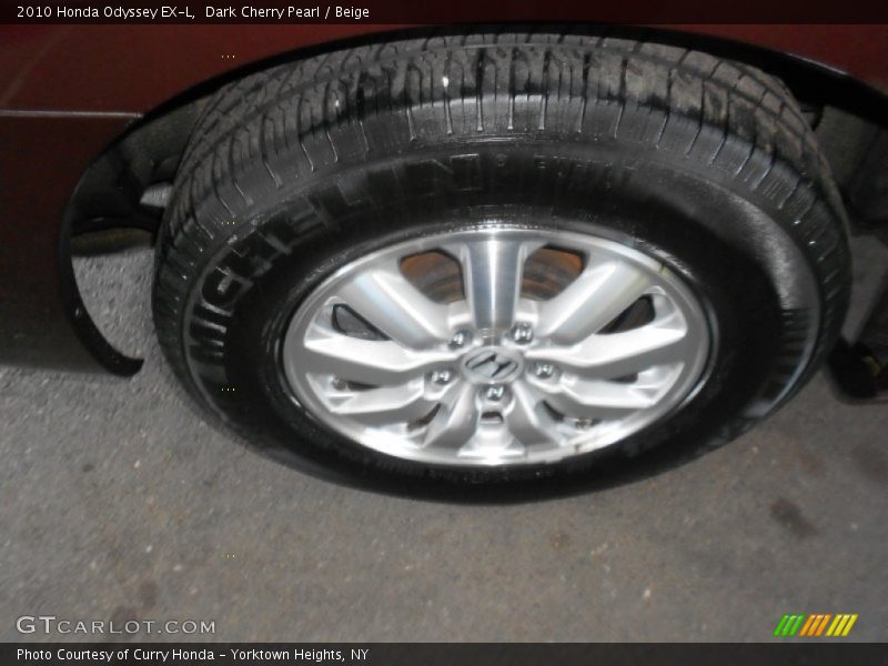 Dark Cherry Pearl / Beige 2010 Honda Odyssey EX-L