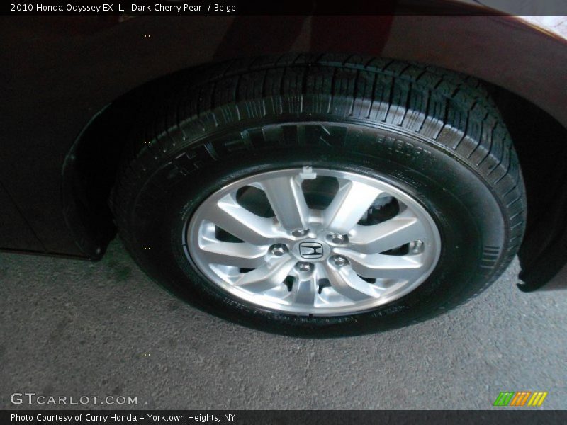 Dark Cherry Pearl / Beige 2010 Honda Odyssey EX-L