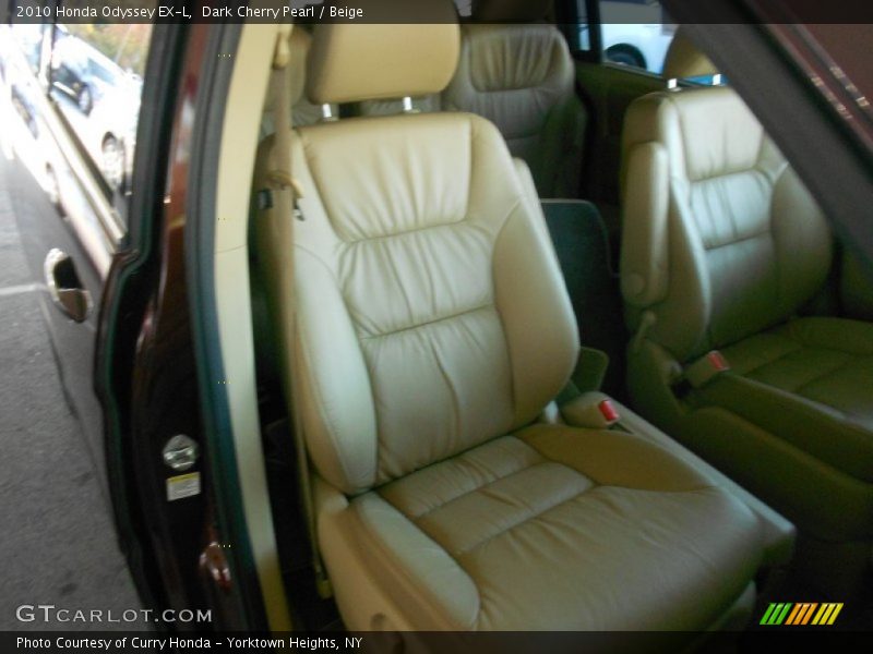 Dark Cherry Pearl / Beige 2010 Honda Odyssey EX-L