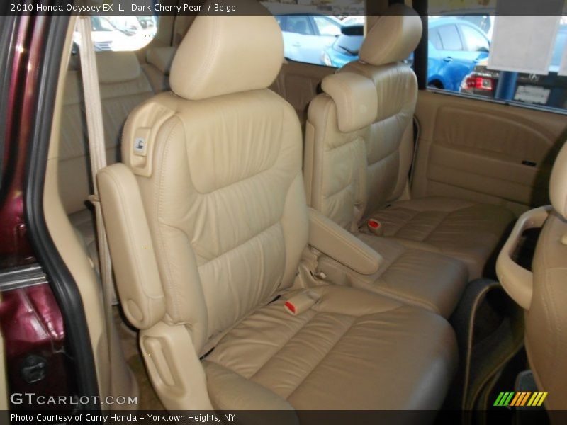 Dark Cherry Pearl / Beige 2010 Honda Odyssey EX-L