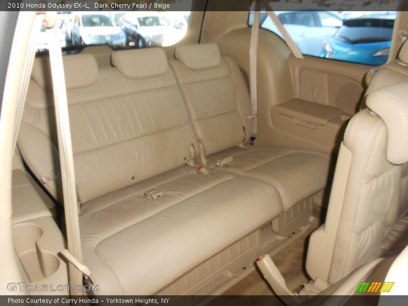 Dark Cherry Pearl / Beige 2010 Honda Odyssey EX-L