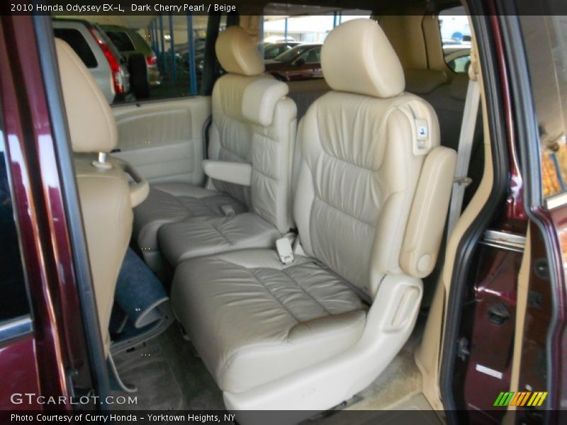 Dark Cherry Pearl / Beige 2010 Honda Odyssey EX-L