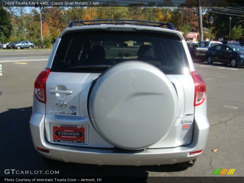 Classic Silver Metallic / Ash 2008 Toyota RAV4 4WD