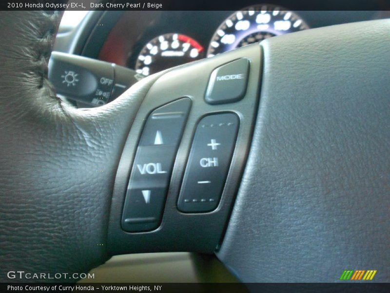 Dark Cherry Pearl / Beige 2010 Honda Odyssey EX-L