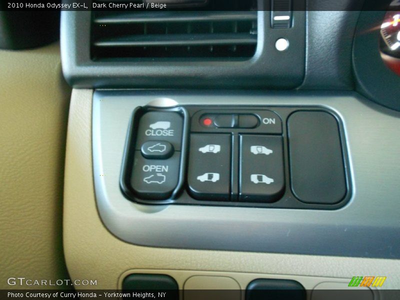 Dark Cherry Pearl / Beige 2010 Honda Odyssey EX-L