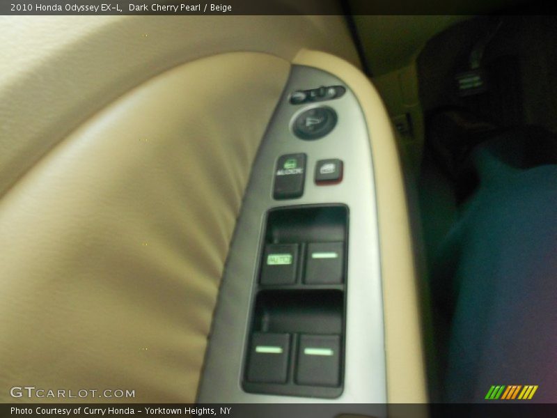 Dark Cherry Pearl / Beige 2010 Honda Odyssey EX-L