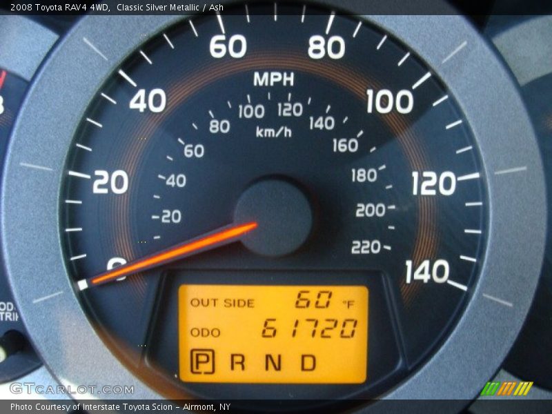 Classic Silver Metallic / Ash 2008 Toyota RAV4 4WD