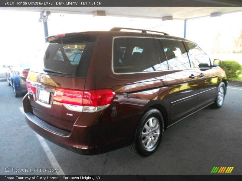 Dark Cherry Pearl / Beige 2010 Honda Odyssey EX-L