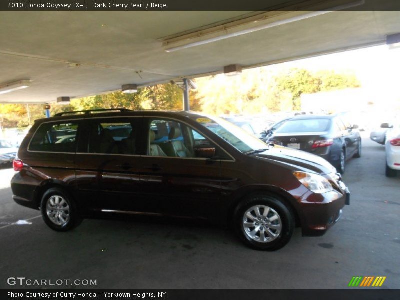 Dark Cherry Pearl / Beige 2010 Honda Odyssey EX-L