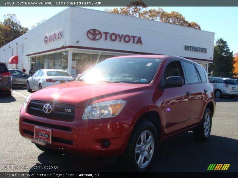 Barcelona Red Pearl / Ash 2008 Toyota RAV4 V6 4WD