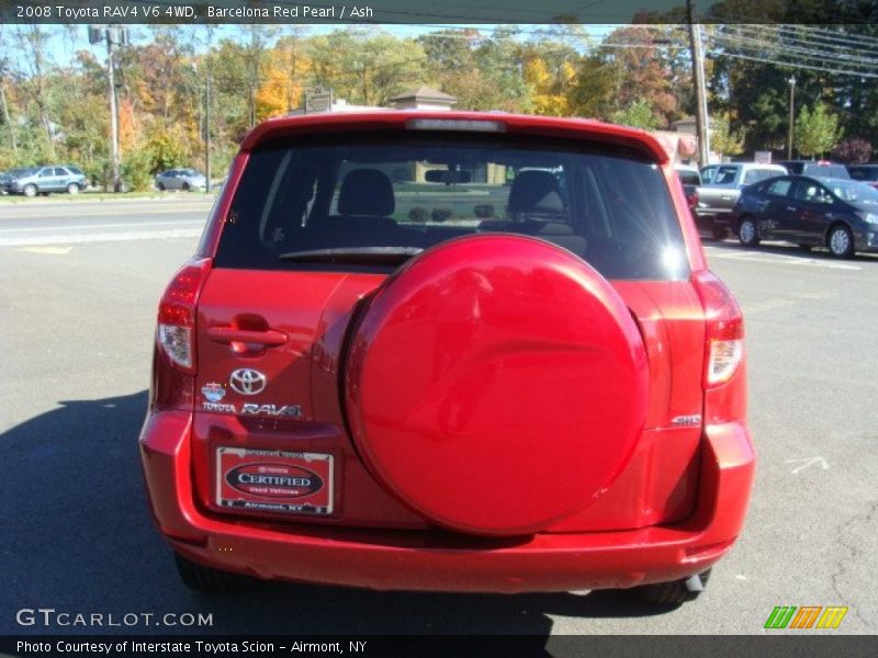 Barcelona Red Pearl / Ash 2008 Toyota RAV4 V6 4WD