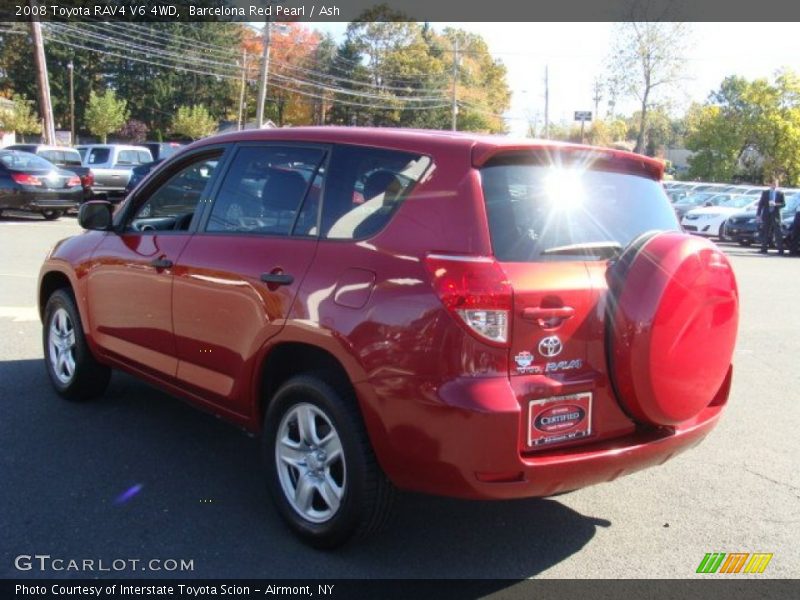 Barcelona Red Pearl / Ash 2008 Toyota RAV4 V6 4WD