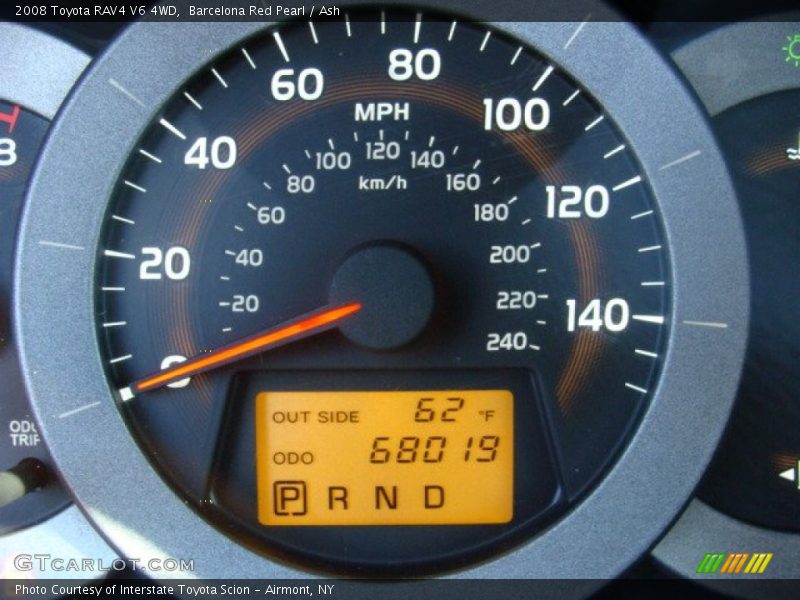 Barcelona Red Pearl / Ash 2008 Toyota RAV4 V6 4WD
