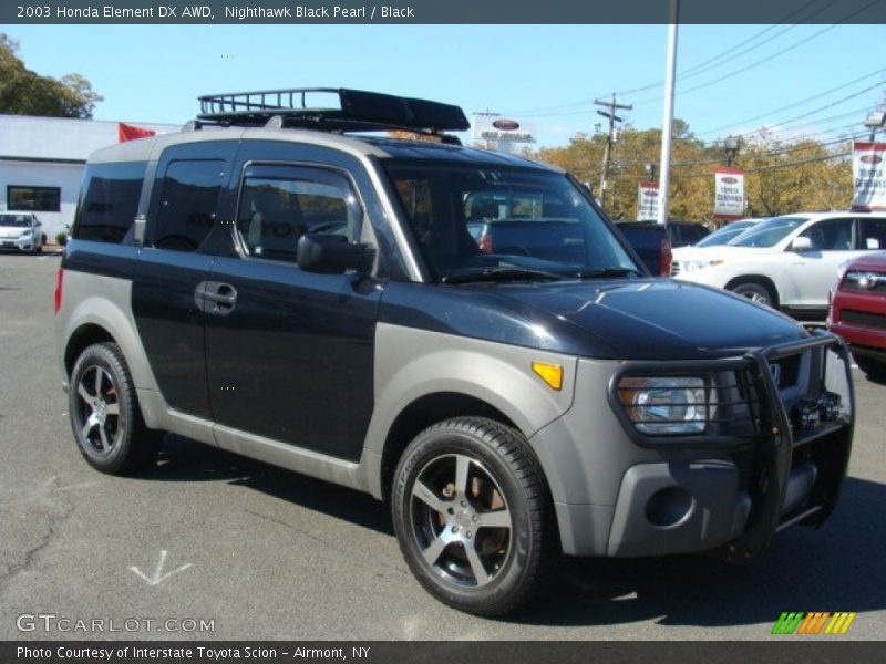 Nighthawk Black Pearl / Black 2003 Honda Element DX AWD