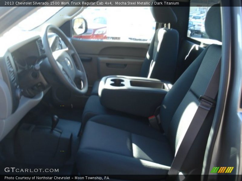 Mocha Steel Metallic / Dark Titanium 2013 Chevrolet Silverado 1500 Work Truck Regular Cab 4x4