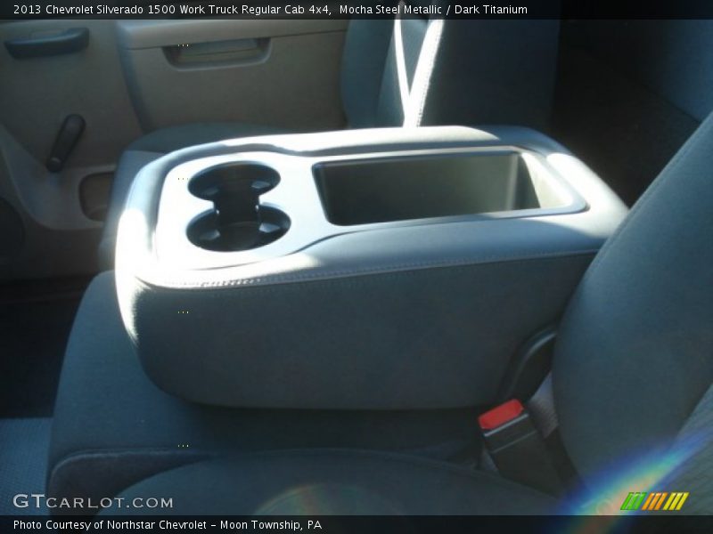 Mocha Steel Metallic / Dark Titanium 2013 Chevrolet Silverado 1500 Work Truck Regular Cab 4x4