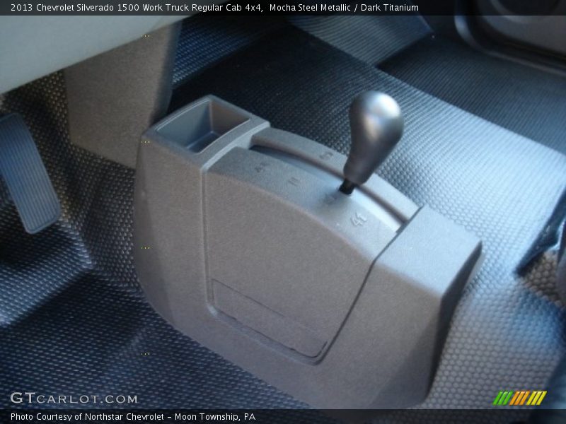 Mocha Steel Metallic / Dark Titanium 2013 Chevrolet Silverado 1500 Work Truck Regular Cab 4x4