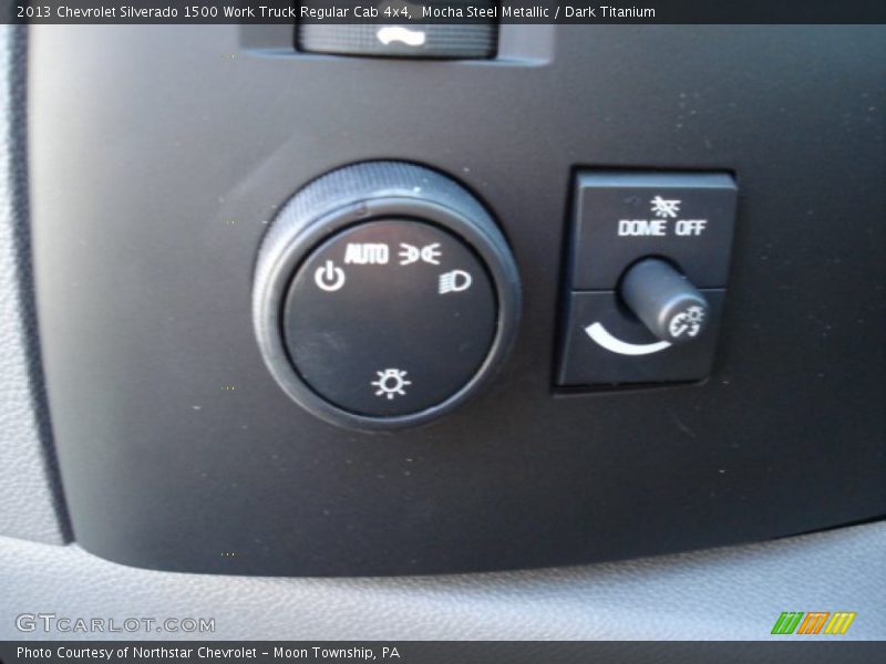 Mocha Steel Metallic / Dark Titanium 2013 Chevrolet Silverado 1500 Work Truck Regular Cab 4x4
