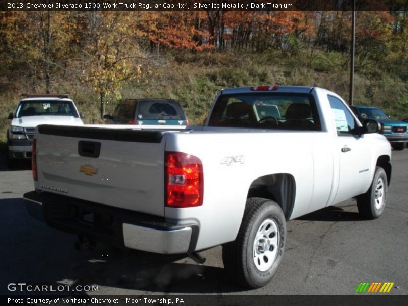  2013 Silverado 1500 Work Truck Regular Cab 4x4 Silver Ice Metallic