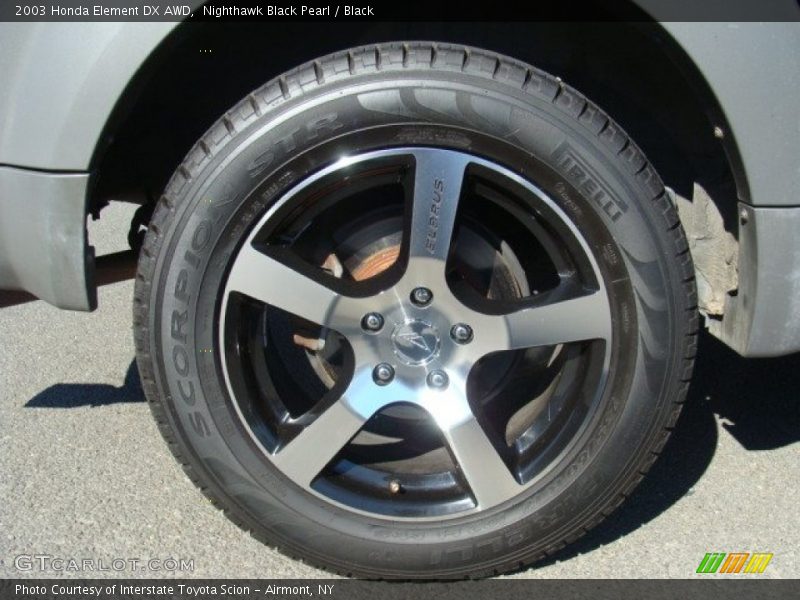 Nighthawk Black Pearl / Black 2003 Honda Element DX AWD