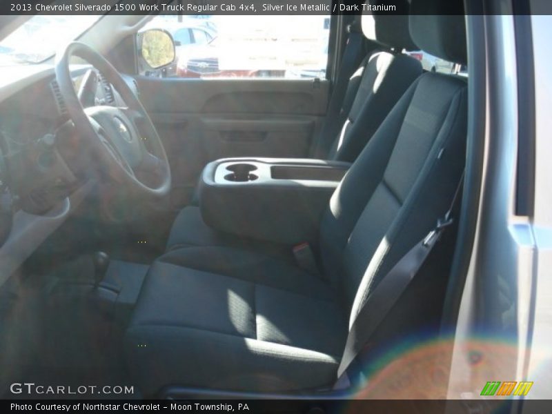 Silver Ice Metallic / Dark Titanium 2013 Chevrolet Silverado 1500 Work Truck Regular Cab 4x4