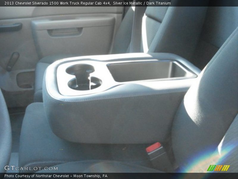 Silver Ice Metallic / Dark Titanium 2013 Chevrolet Silverado 1500 Work Truck Regular Cab 4x4