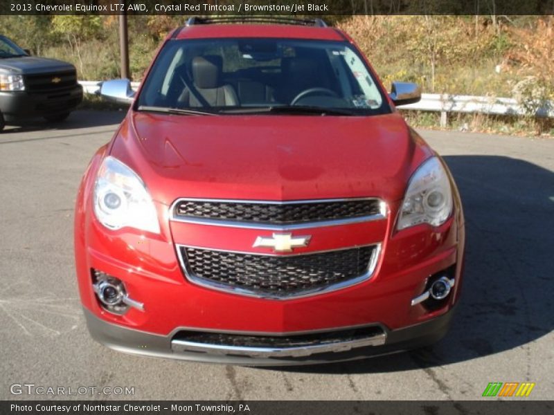 Crystal Red Tintcoat / Brownstone/Jet Black 2013 Chevrolet Equinox LTZ AWD